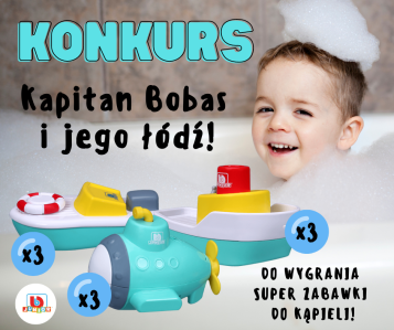 Warszawa: Konkurs "Kapitan Bobas i jego łódź"