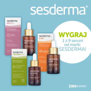 Wygraj 1 z 9 serum od marki SESDERMA!