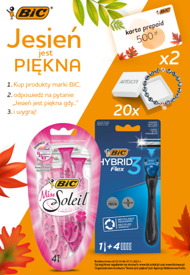 Konkurs "Jesień jest piękna" BIC Auchan