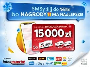 Loteria "SMSy ślij do Nestle, bo nagrody ma najlepsze!" Intermarche