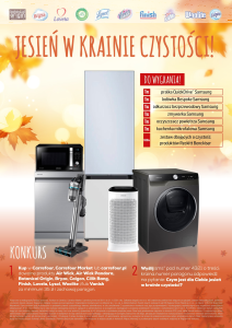 Konkurs "Jesień w krainie czystości" Carrefour