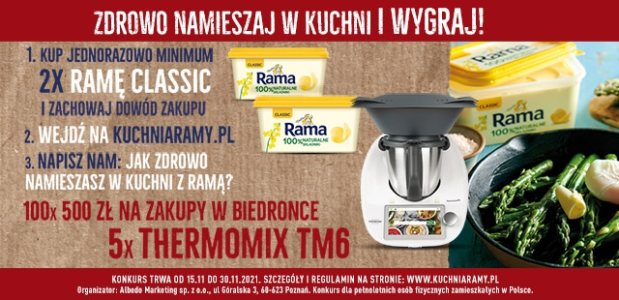 Konkurs "Namieszaj w kuchni z Ramą" Biedronka