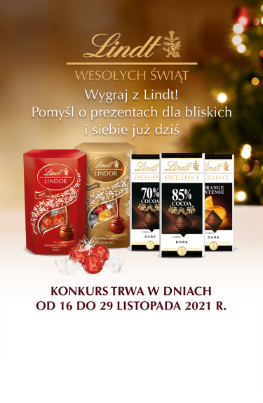 Konkurs "Wygraj z Lindt! Pomyśl o prezentach dla bliskich i siebie już dziś" Intermarche