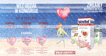 Konkurs "Zmiany wychodzą na plus z Biovital"