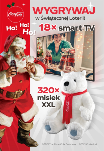 Loteria "Świąteczna wygrana z Coca-Cola" Auchan