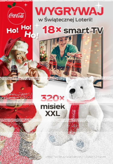 Loteria "Świąteczna wygrana z Coca-Cola" Auchan