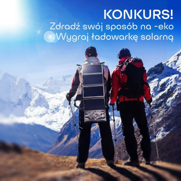 Wygraj przenośną ładowarkę solarną! do godz. 12:00