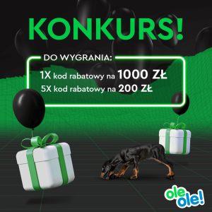 Wygraj kasę do wydania na OleOle! do godz. 12:00
