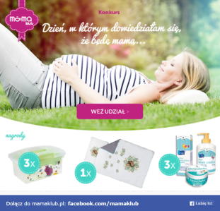 Konkurs "Dzień, w którym dowiedziałam się, że będę mamą..."