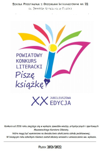 Powiatowy Konkurs Literacki "Piszę książkę"