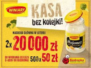 Loteria "Kasa bez kolejki!" Biedronka