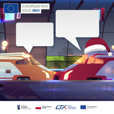 Konkurs "O czym rozmawiają pociągi przed Świętami? Wygraj konsolę Xbox Series S!"