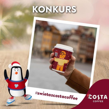 Konkurs "Costa Coffee - kubeczki oraz vouchery o wartości 40zł"