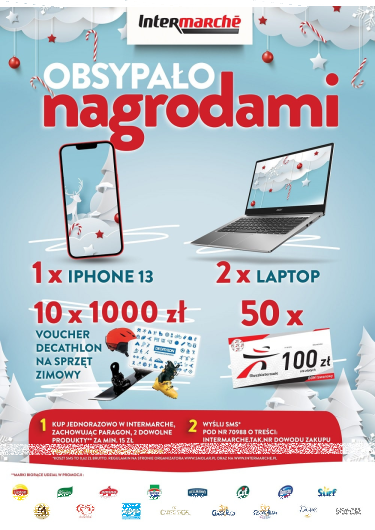 Loteria "OBSYPAŁO nagrodami" Intermarche