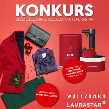 Konkurs "Złóż mikołajkowe życzenia z Wólczanką i Laurastar Polska!"