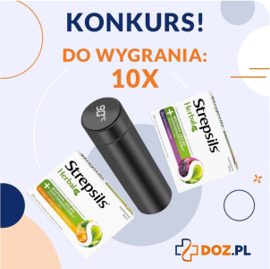Konkurs "Termos z wyświetlaczem LED oraz 2 opakowania Strepsils Herbal"
