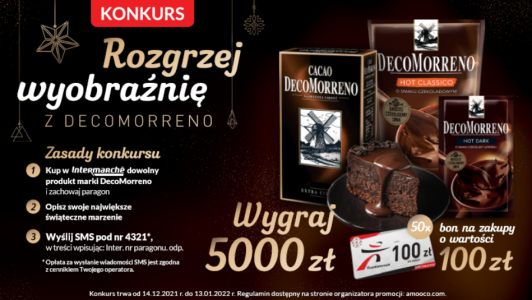 Konkurs "Rozgrzej wyobraźnię z Decomorreno" Intermarche