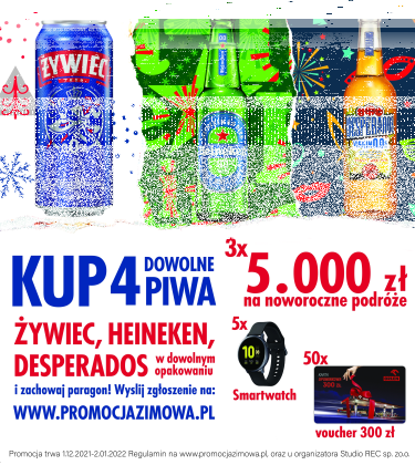 Noworoczna loteria w Orlen 2021! 18+