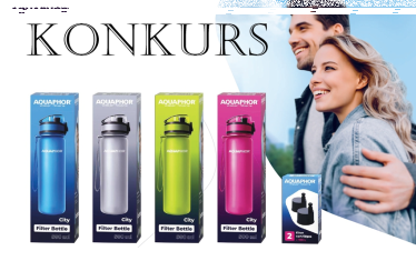 Zimowy konkurs Aquaphor z butelkami CITY