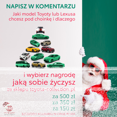 Konkurs "1000 zł od Mikołaja i Mir-Wit Toyota Olsztyn"