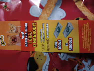 Loteria "Napełniaj miski i graj o nagrody! Cheetos"