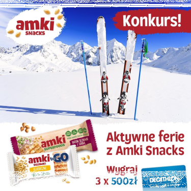 Konkurs "Aktywne ferie z Amki Snacks"
