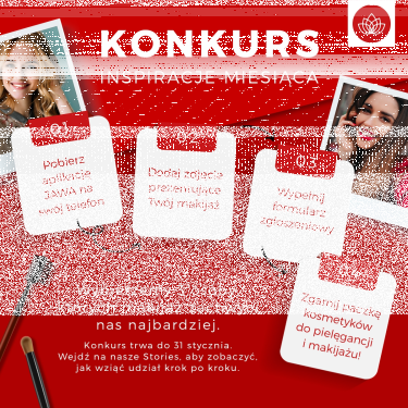 Konkurs "Inspiracje miesiąca" Drogerie Jawa