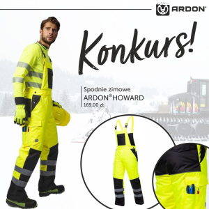 Wygraj zimowe ogrodniczki odblaskowe ARDON®HOWARD