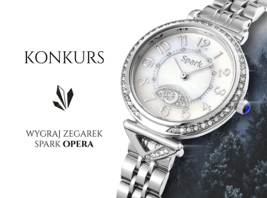 Wygraj kryształowy zegarek SPARK OPERA w kolorze srebrnym
