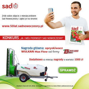 Konkurs "Zrób sobie zdjęcie z miesięcznikiem Sad Nowoczesny"