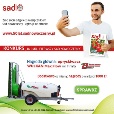 Konkurs "Zrób sobie zdjęcie z miesięcznikiem Sad Nowoczesny"