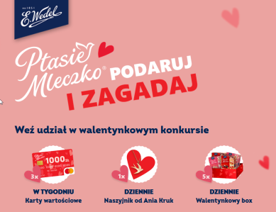 E.Wedel - Konkurs Ptasie Mleczko - Podaruj i Zagadaj