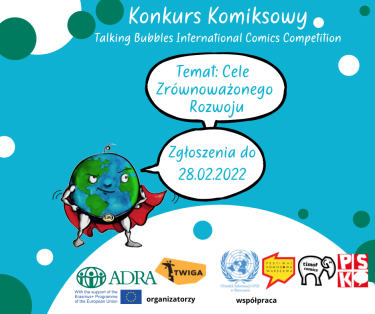 Konkurs Komiksowy o tematyce Celów Zrównoważonego Rozwoju