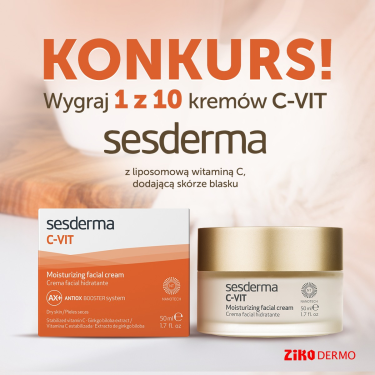 Wygraj 1 z 10 kremów C-VIT od marki Sesderma z liposomową witaminą C