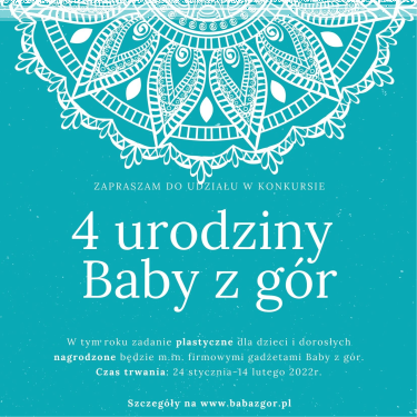 Konkurs "4 urodziny Baby z gór"