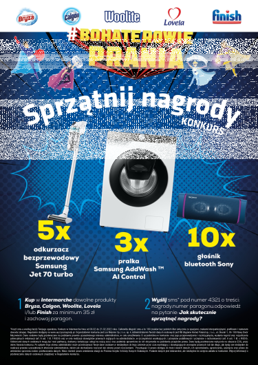 Konkurs "Sprzątnij nagrody" Intermarche