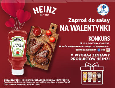 Konkurs "Zaproś do salsy na Walentynki - Heinz" Carrefour