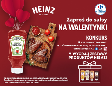 Konkurs "Zaproś do salsy na Walentynki - Heinz" Carrefour