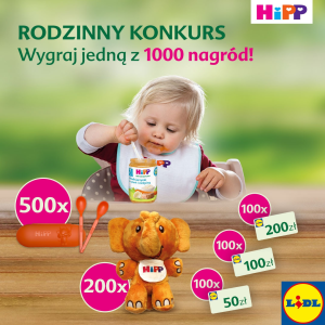 Konkurs "Ulubione smaki HiPP Twojego dziecka i Waszej rodziny"