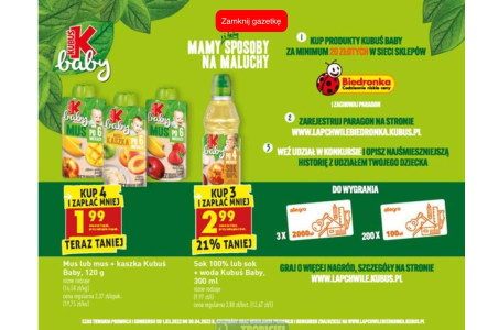 Konkurs "Łap Chwile" Biedronka