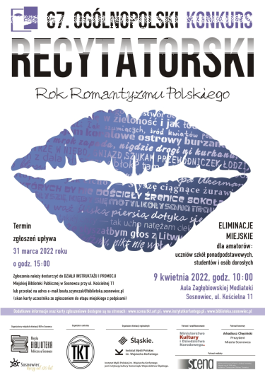 67. Ogólnopolski Konkurs Recytatorski – eliminacje miejskie