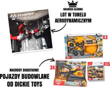 Konkurs "Odkryj na nowo pojazdy Dickie Toys"