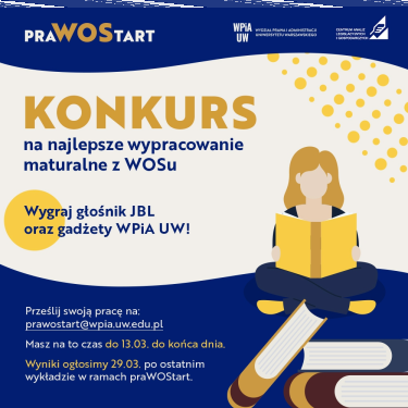 Konkurs na najlepsze wypracowanie maturalne z WOSu