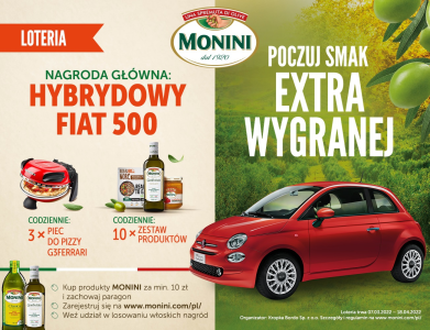 Loteria "Poczuj smak extra wygranej" Monini