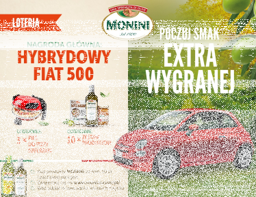 Loteria "Poczuj smak extra wygranej" Monini