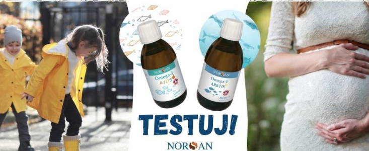 Konkurs "Wygraj zdrowie dla siebie i dziecka! Testuj kwasy NORSAN Omega-3"