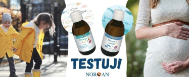 Konkurs "Wygraj zdrowie dla siebie i dziecka! Testuj kwasy NORSAN Omega-3"