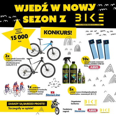 Konkurs "Wjedź w nowy sezon z BIKE"