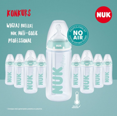 Wygraj Butelkę NUK Anti-Colic Professional