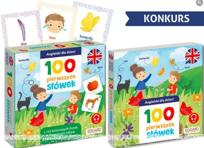 Wygraj fiszki lub książkę 100 pierwszych angielskich słówek dla dzieci